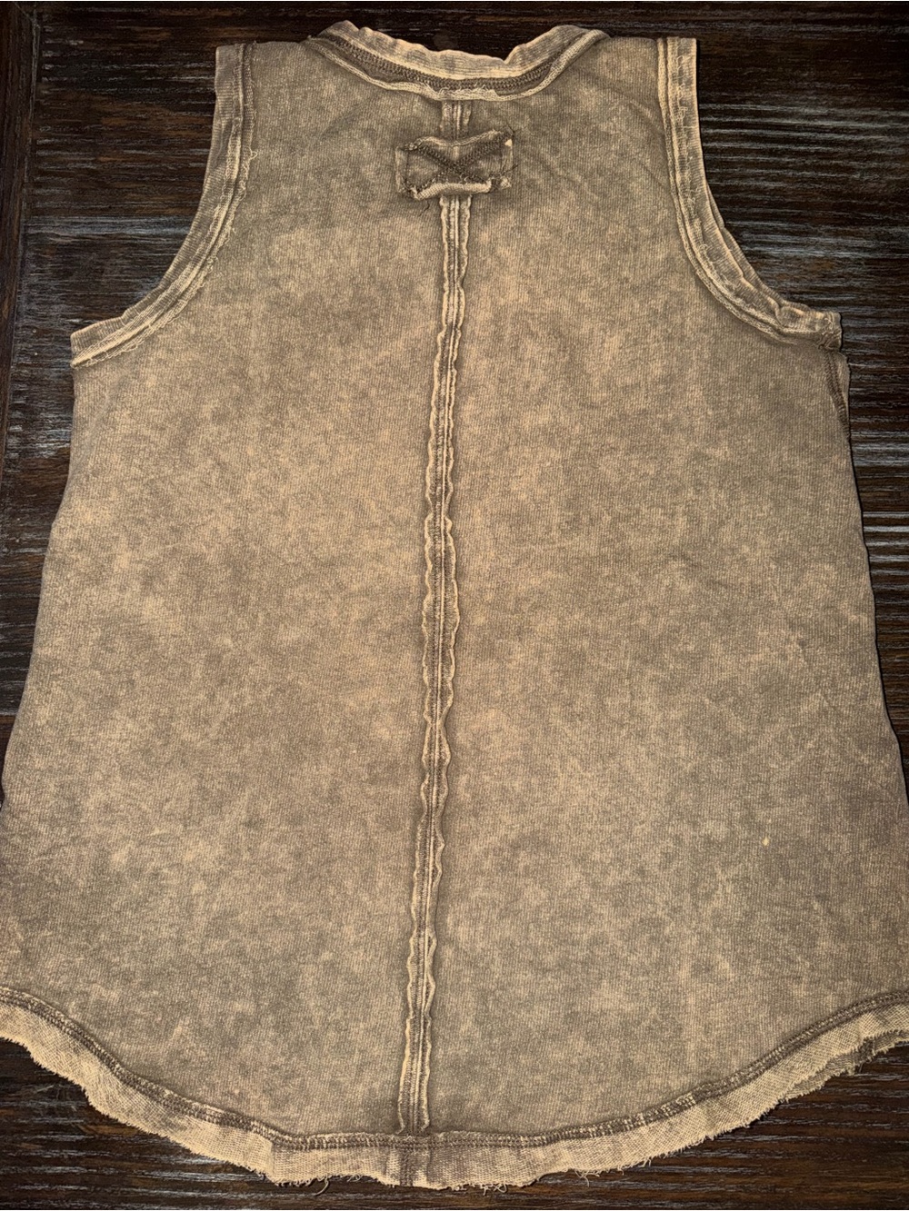 Zenana Outfitters Washed Curved Hem Tank Top NWOT - Picture 2 of 6